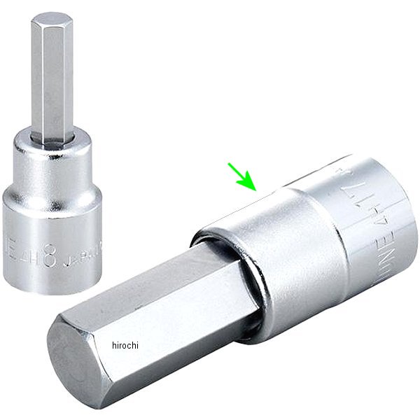 ヘキサゴンソケット 対辺 17mm 長さ 74mm 差込角 12.7mm (1/2インチ)