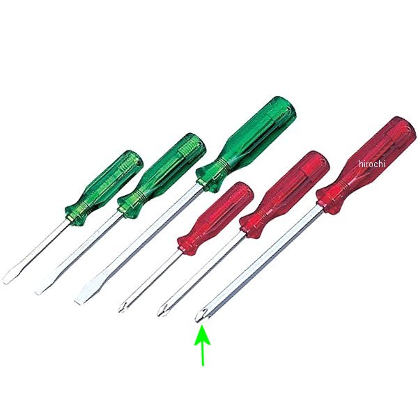 貫通ドライバー (+) No.3 長さ 150mm 赤