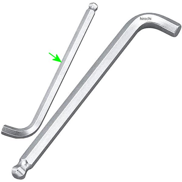 マスターツール首下ショート ボールポイントL形レンチ サイズ 4mm 長さ 78mm