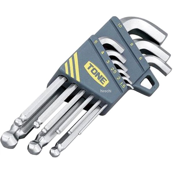 マスターツール首下ショートボールポイントL形レンチセット