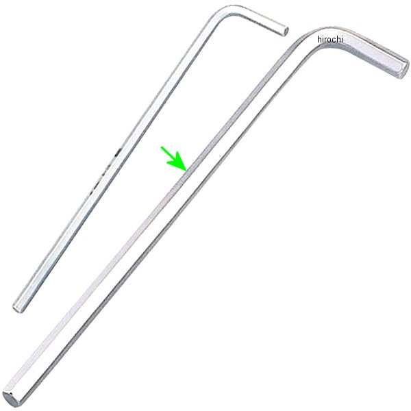 マスターツールロング 六角棒 L形レンチ サイズ 8mm 長さ 198mm