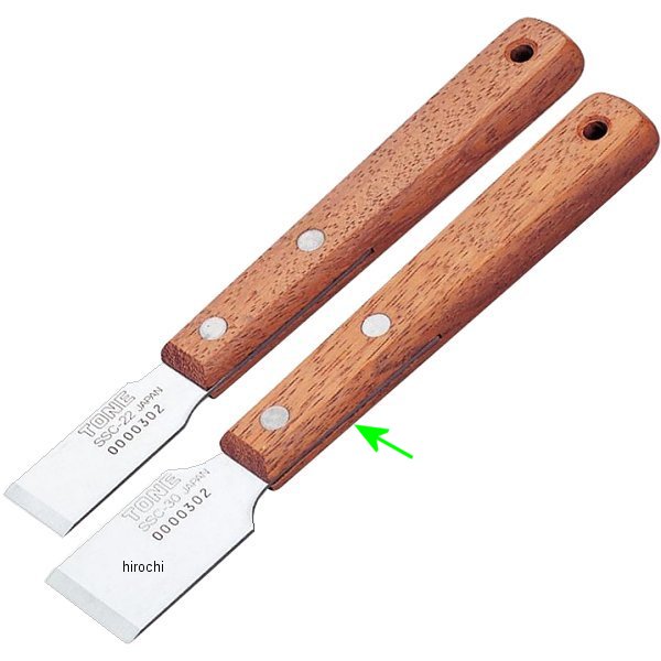 ステンレススクレーパー 刃幅 30mm 長さ180mm