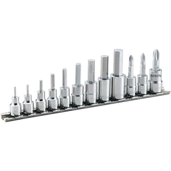 ヘキサゴンソケットセット(ホルダー付) ビット 二面幅 6.35mm (1/4インチ)