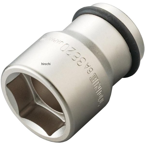 ホイルナットコンビソケット バス トラック等 対辺38mm-□20mm 長さ 75mm 差込角 19mm (3/4インチ)