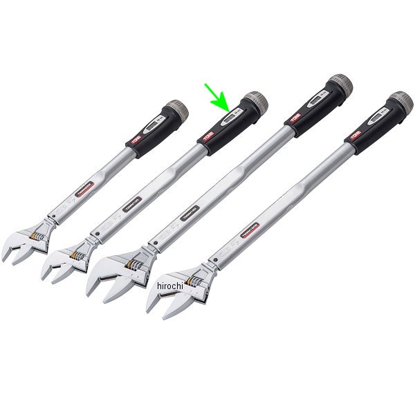 モンキ形トルクレンチ(ダイレクトセットタイプ) 能力範囲 20-100 N・m 開口 17-38mm 長さ 420mm