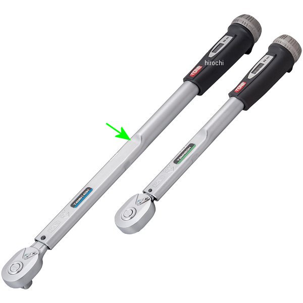 プレセット形トルクレンチ 能力範囲 30-140 N・m 長さ 450mm 差込角 12.7mm (1/2インチ)