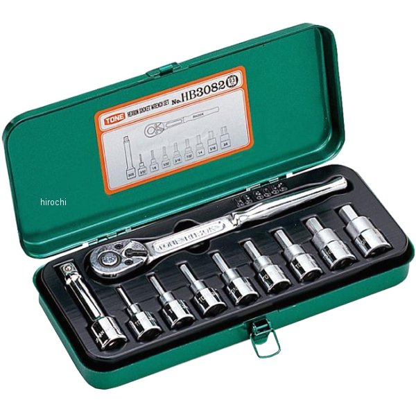 ヘキサゴンソケットレンチセット 差込角 9.5mm (3/8インチ)