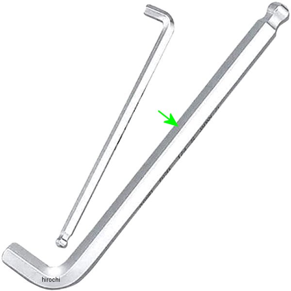 マスターツール首下ショートボールポイントL形レンチ(インチ) サイズ 1/4インチ 長さ 100mm