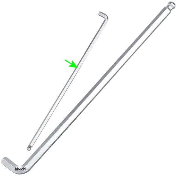 マスターツール首下ショート ロングボールポイントL形レンチ(インチ) サイズ 1/8インチ 長さ 126mm