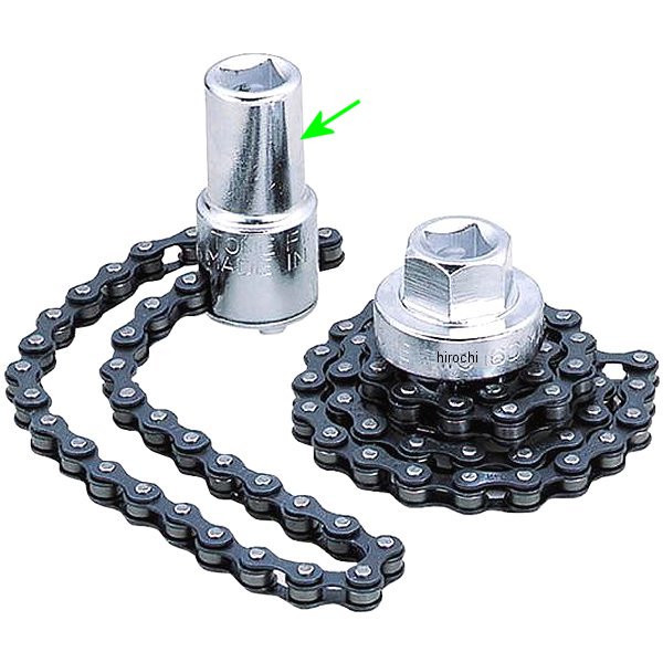 オイルフィルターレンチ 適応オイルフィルター径 70-115Φ 差込角 12.7mm (1/2インチ)