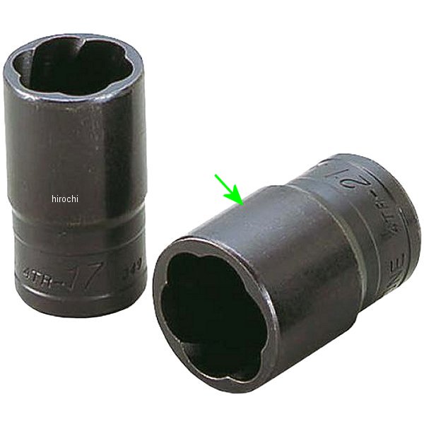 トルネードソケット 対辺 21mm 長さ 32mm 差込角 12.7mm (1/2インチ)