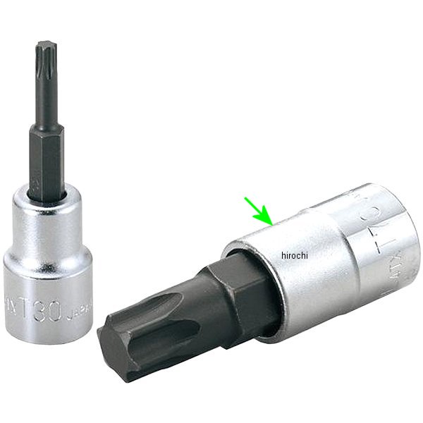 トルクスソケット(強力タイプ) T70 長さ 74mm 差込角 12.7mm (1/2インチ)