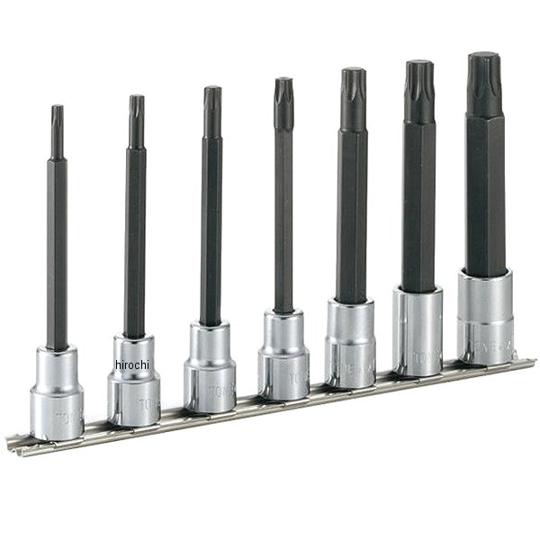 ロングトルクスソケットセット(強力タイプ・ホルダー付) 差込角 12.7mm (1/2インチ)