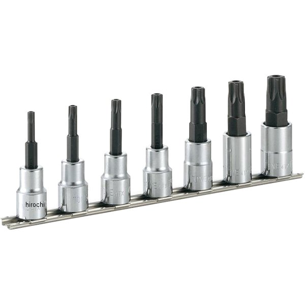 トルクスソケットセット(いじり防止タイプ・ホルダー付) 差込角 12.7mm (1/2インチ)