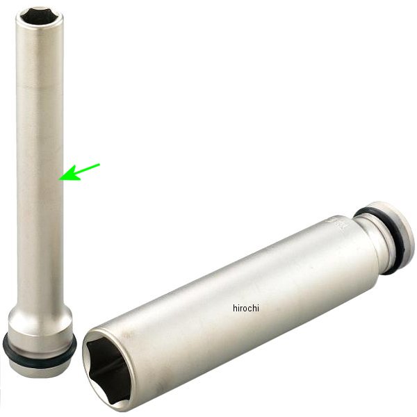 インパクト用 超ロングソケット 対辺 12mm 長さ 150mm 差込角 12.7mm (1/2インチ)