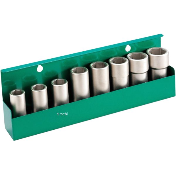 インパクト用 ロングソケットセット(壁掛式) 差込角 19mm (3/4インチ)