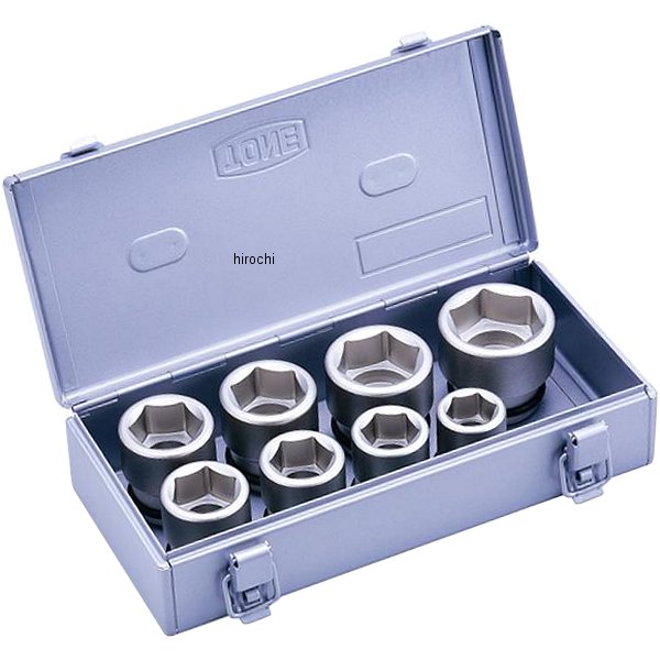 インパクト用 ソケットセット(メタルトレーケース仕様) 差込角 19mm (3/4インチ)