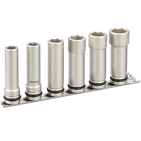 インパクト用 超ロングソケットセット(ホルダー付) 差込角 12.7mm (1/2インチ)