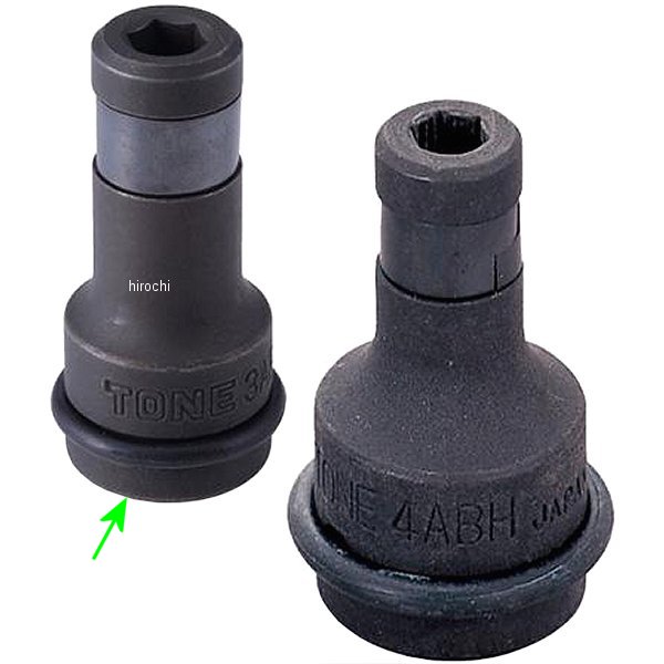 インパクト用 ビット用 ホルダー ビット二面幅 6.35mm(1/4インチ)用 長さ 44mm 差込角 9.5mm (3/8インチ)