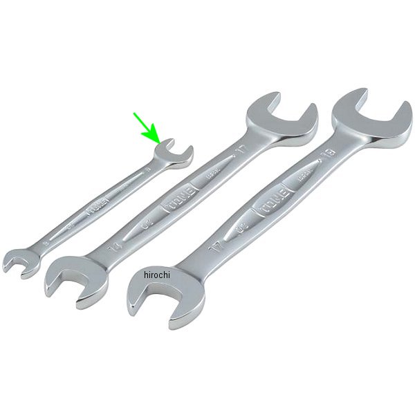 新型 スパナ 両口 対辺 8-9mm 長さ 119mm