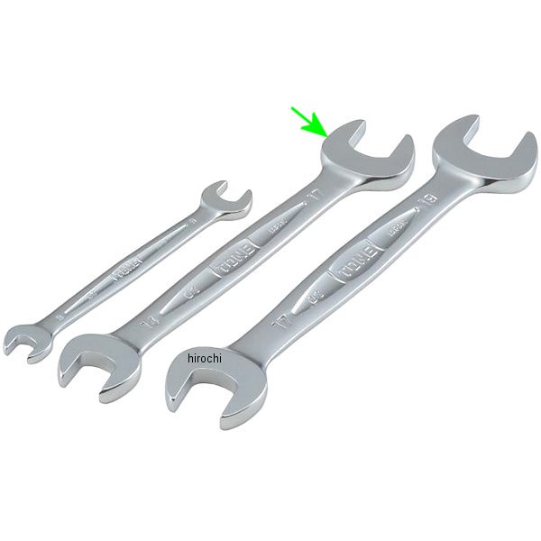 新型 スパナ 両口 対辺 14-17mm 長さ 179mm