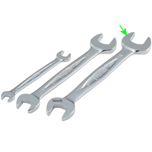新型 スパナ 両口 対辺 17-19mm 長さ 184mm