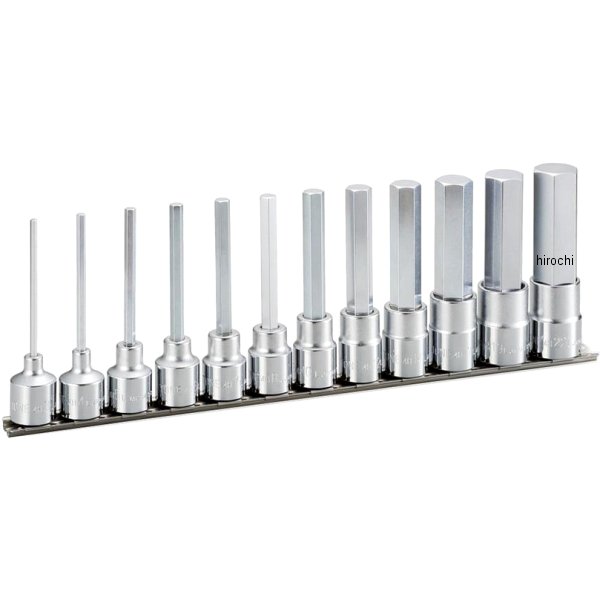 ロングヘキサゴンソケットセット(ホルダー付) 差込角 12.7mm (1/2インチ)