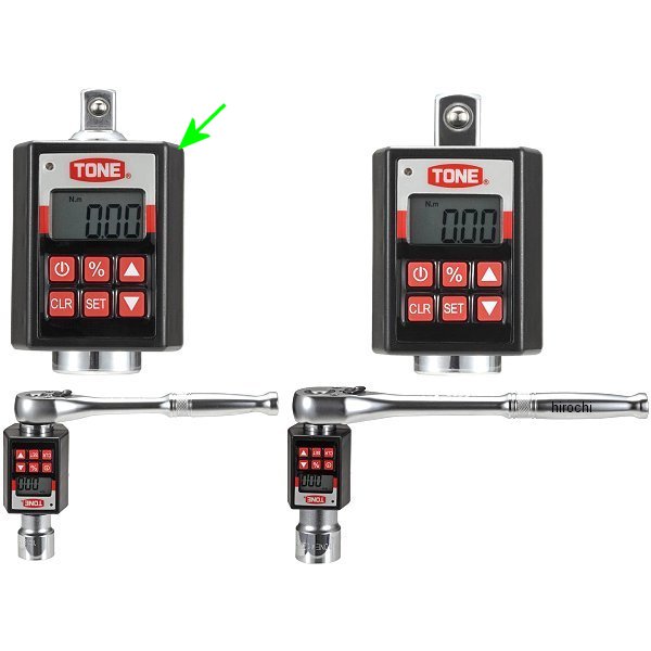 ハンディデジトルク 能力範囲 10-135 N・m 長さ 0mm 差込角 9.5mm (3/8インチ)