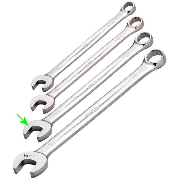 コンビネーションスパナ (インチ) サイズ 1/2インチ 長さ 189mm