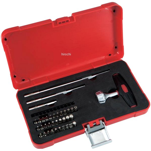 T形ラチェットドライバー セット ビット 二面幅 6.35mm (1/4インチ)