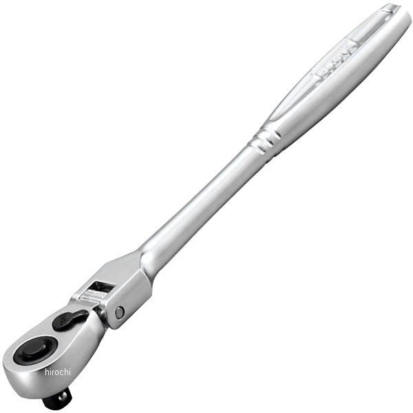 ロング首振ラチェットハンドル(ホールドタイプ) 歯数 72 長さ 172mm 差込角 6.35mm (1/4インチ)