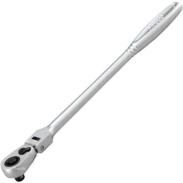 超ロング首振ラチェットハンドル(ホールドタイプ) 歯数 72 長さ 222mm 差込角 6.35mm (1/4インチ)