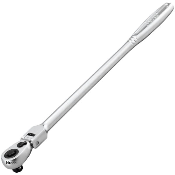 ロング首振ラチェットハンドル(ホールドタイプ) 歯数 72 長さ 327mm 差込角 9.5mm (3/8インチ)