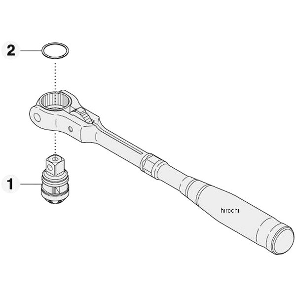 リペアキット 適応機種 RH3FCH RH3FCHS 差込角 9.5mm (3/8インチ)