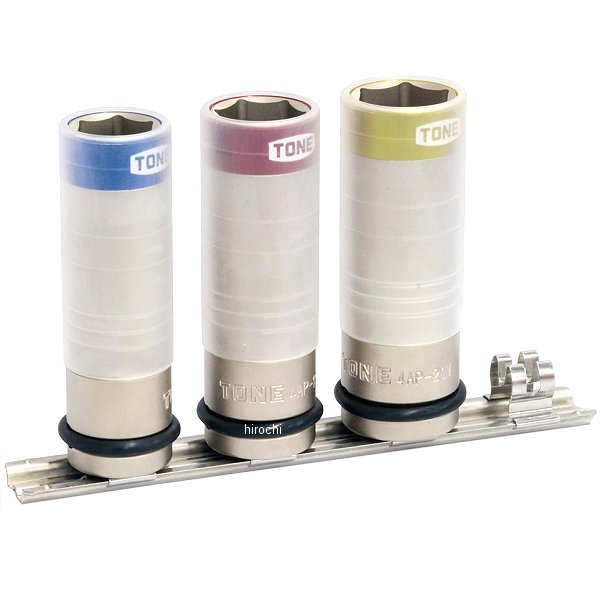 プロテクター付インパクト用 薄形ホイルナットソケットセット(ホルダー付) 差込角 12.7mm (1/2インチ)