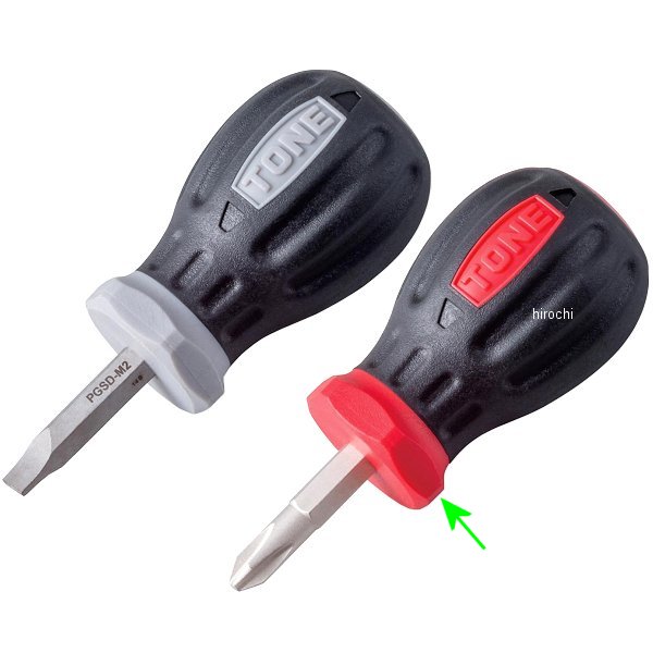 パワーグリップスタビードライバー (+) No.2 長さ 25mm 赤