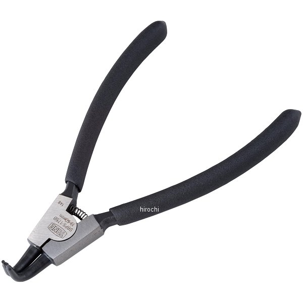 スナップリングプライヤ(ベントタイプ・軸用 ) 先端 1.8Φ サイズ 175mm 長さ 170mm