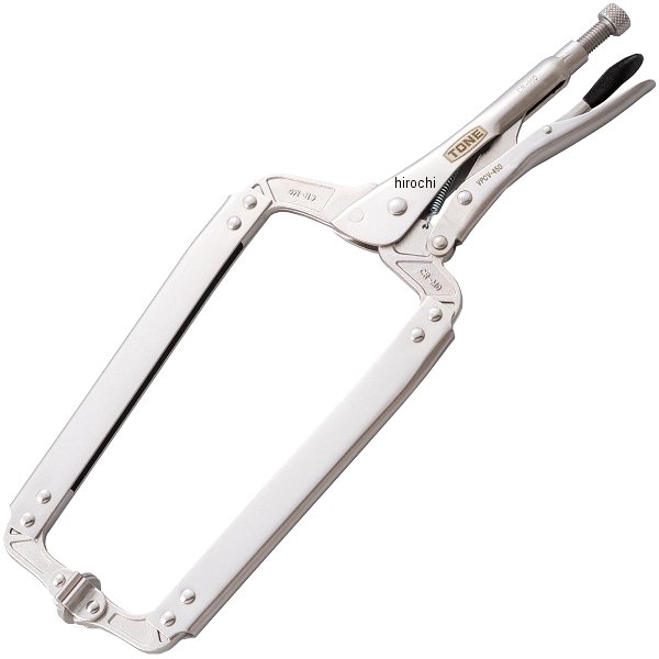 グリッププライヤ(C型スイベル) サイズ 450mm C幅(外寸) 160mm 長さ 455mm