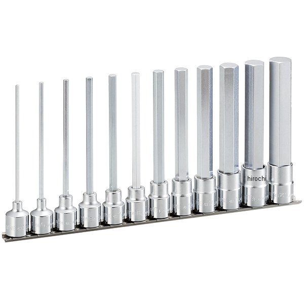 超ロングヘキサゴンソケットセット(ホルダー付) 差込角 12.7mm (1/2インチ)