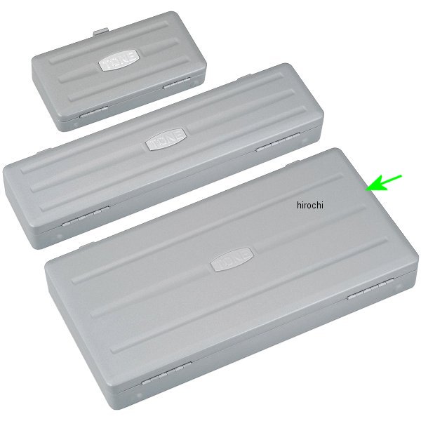 ツールケース トランク形 大 長さ400mm 幅209mm 高さ58mm シルバー