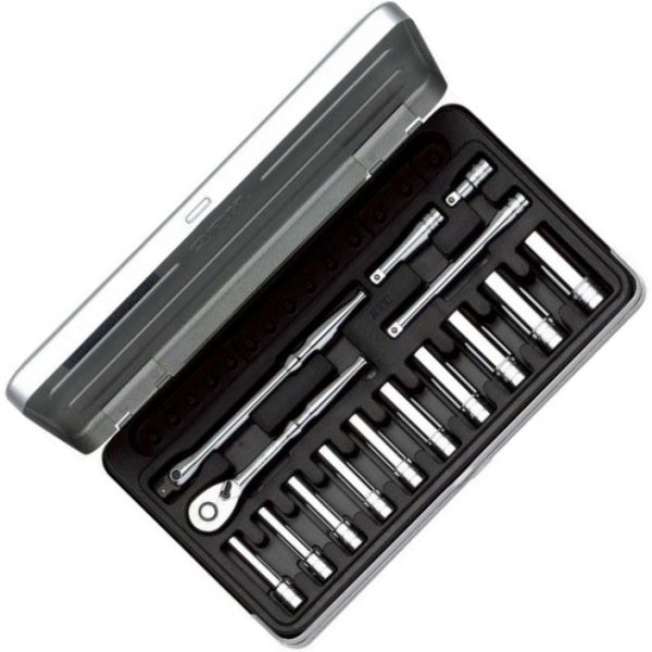 6.3sq ディープソケットレンチセット 6角(15点)