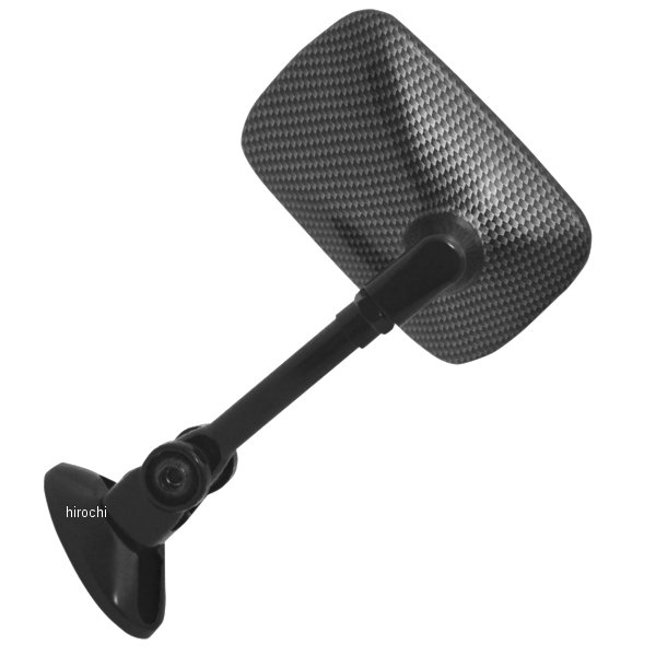 【セール特価】 ミラー フェアリング取付 長方形 ショート カーボン(1個売り)