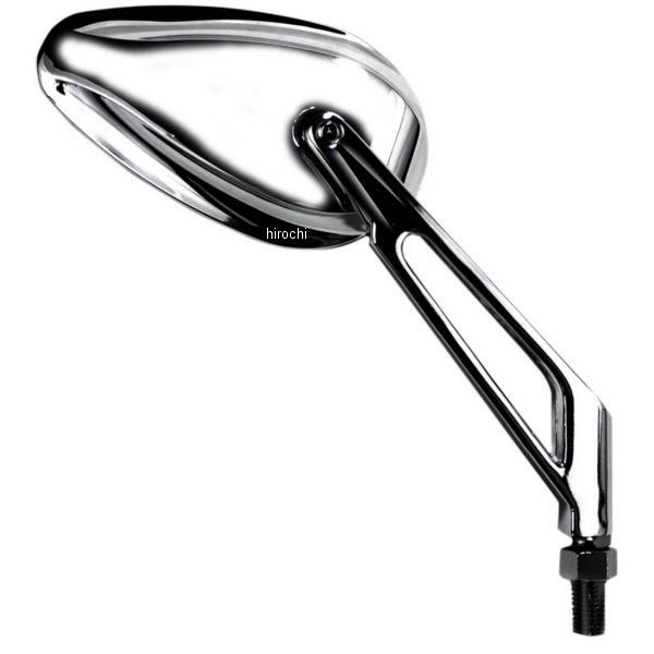 ミラー ミニ ティアドロップ ビレット クローム(1個売り)