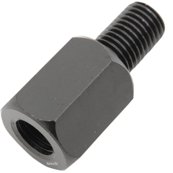 ミラー ライザー オス10mm-メス10mm 黒(1個売り)