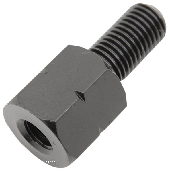 ミラー アダプター オス10mm-メス8mm L/H 黒(1個売り)