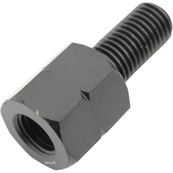 ミラー アダプター オス10mm-メス10mm L/H 黒(1個売り)
