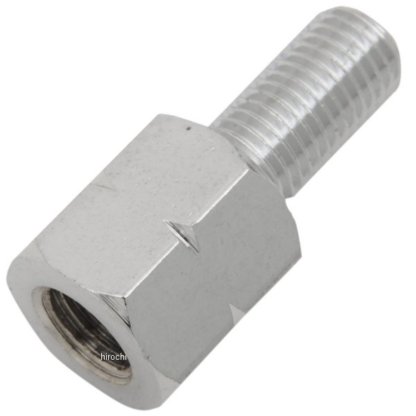 ミラー アダプター オス10mm-メス10mm L/H クローム(1個売り)