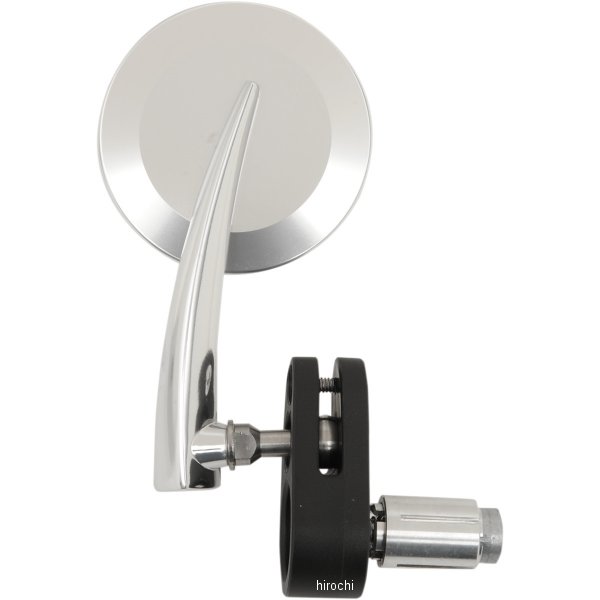 ミラー バーエンド取付 7/8インチ(22mm) ポリッシュ(右)