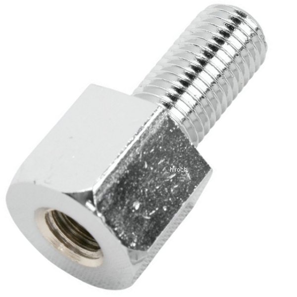 ミラーアダプター 8→10mm クローム(1個売り)