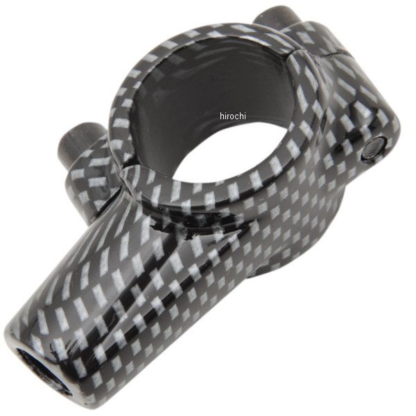 ミラー取り付け金具 22mmバー カーポン(1個売り)